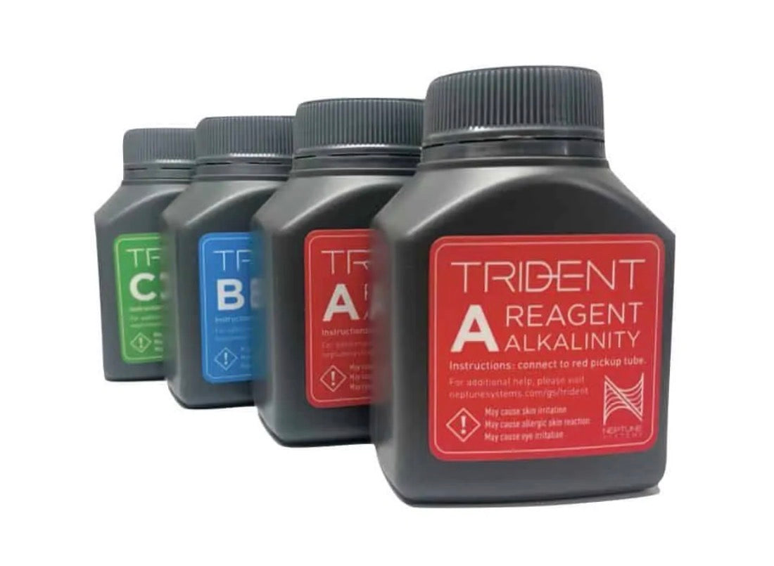 Neptune Trident Reagent Kit 2 maanden – KH, calcium en magnesium reagentia voor zeeaquarium